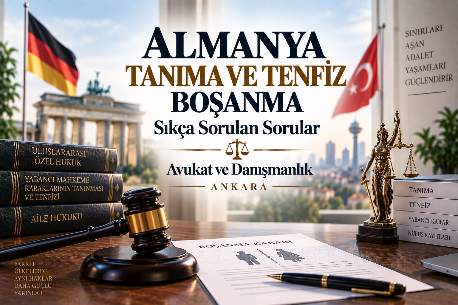 Almanya’da Verilen Boşanma Kararı Türkiye’de Nasıl Tanınır?
