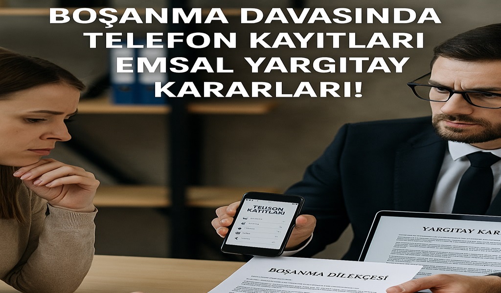 Boşanma Davasında Telefon Kayıtları Emsal Yargıtay Kararları! 