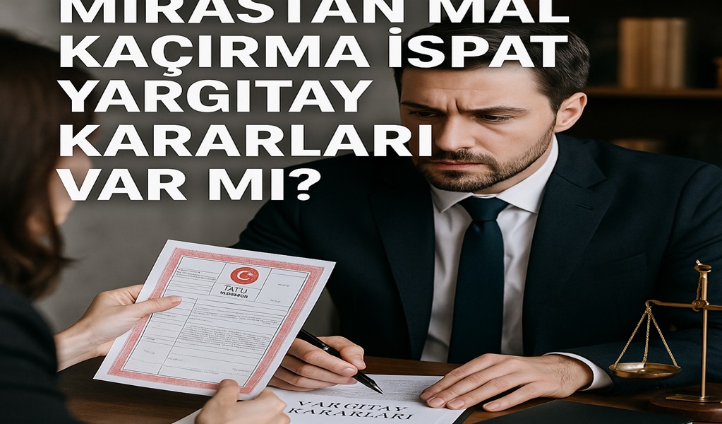 Mirastan Mal Kaçırma İspat Yargıtay Kararları