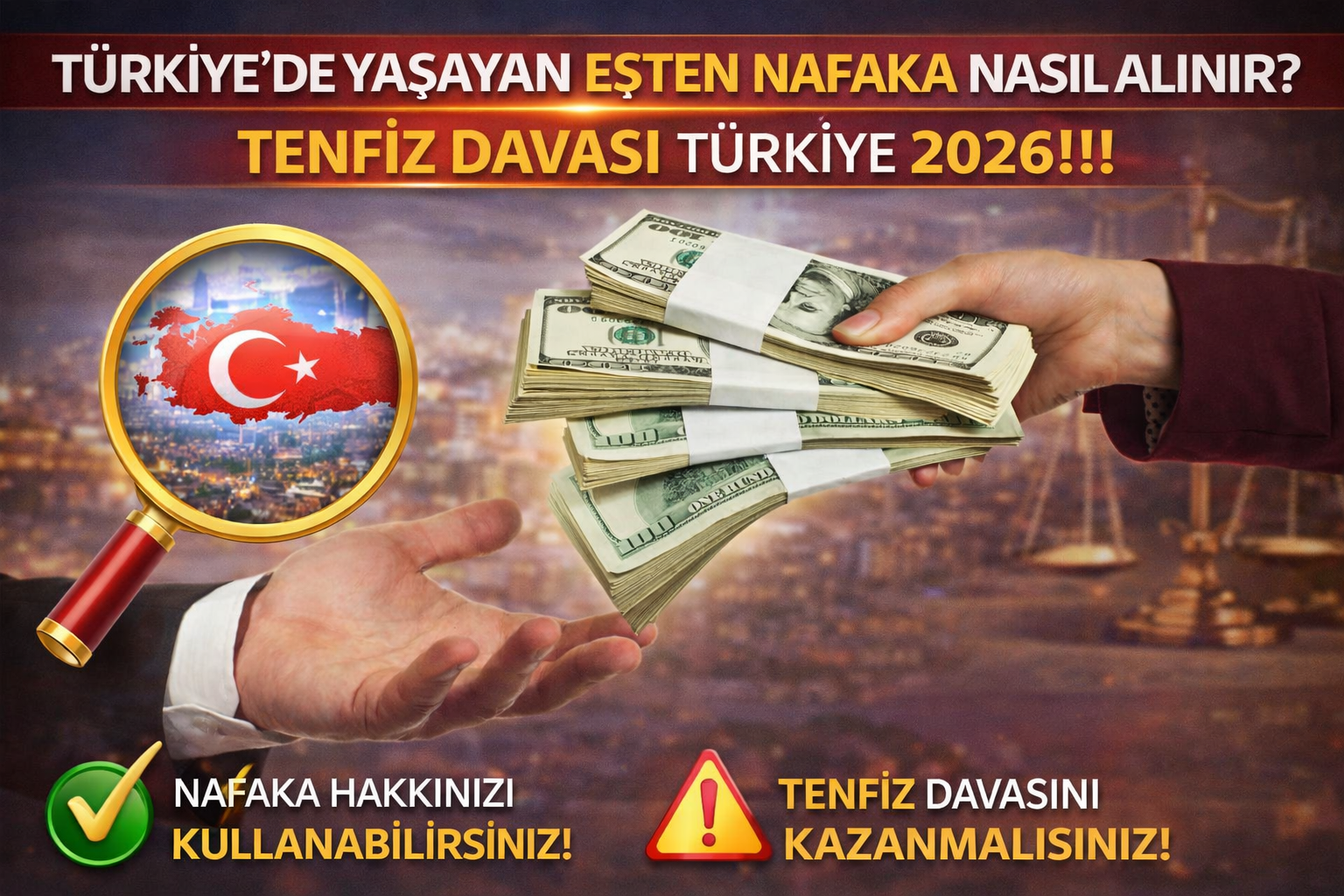 Nafaka Tenfiz Davası Nasıl Açılır