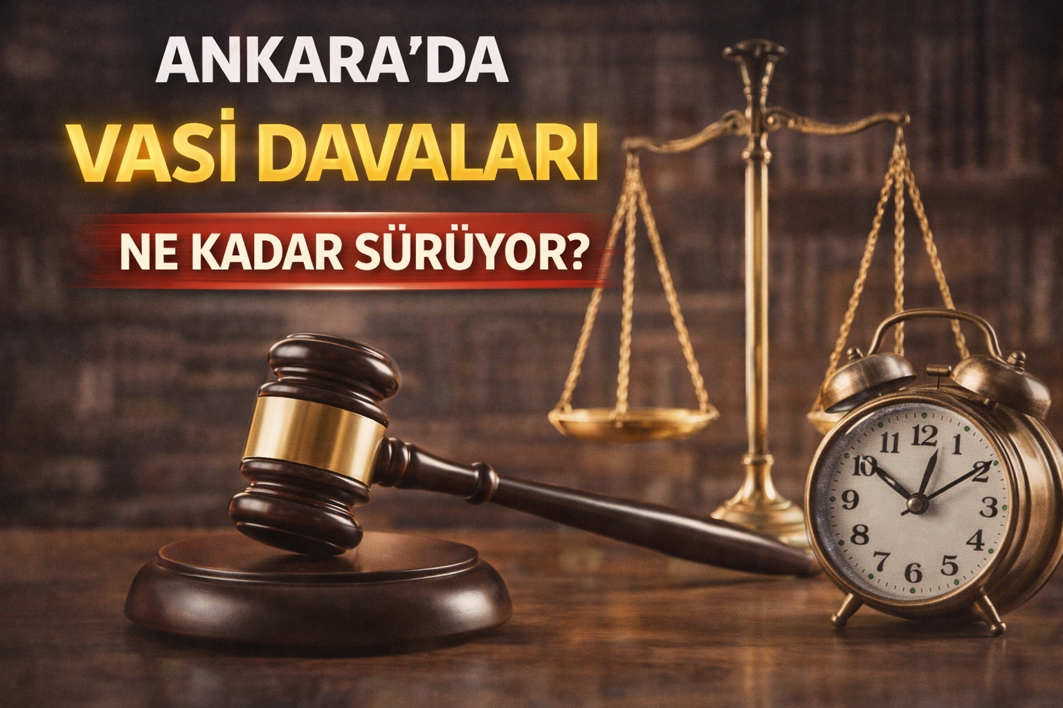 Ankara’da Vasi Davaları Ne Kadar Sürüyor? 2026 Yılı Ortalama Süreler Kaç Gün?