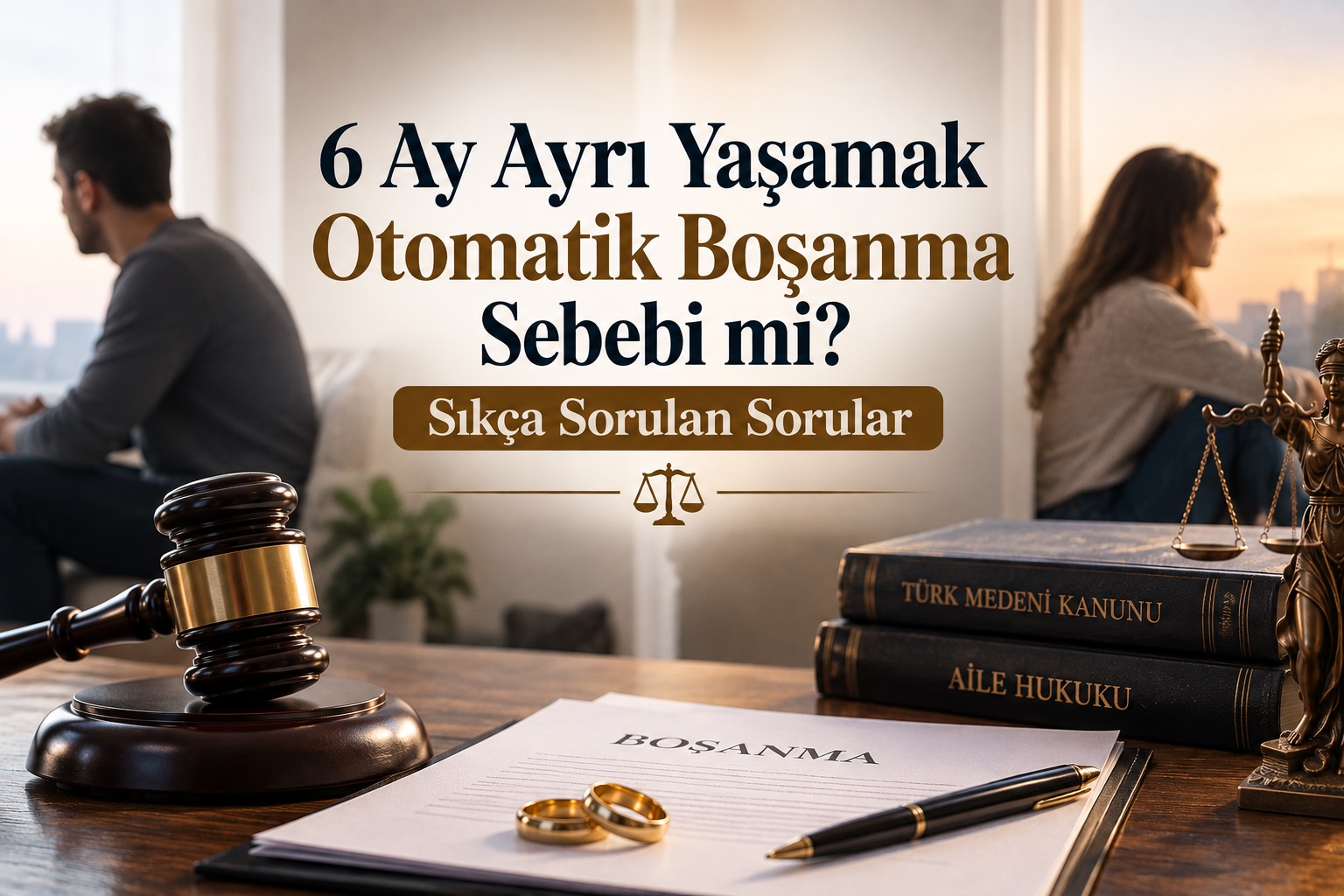 6 Ay Ayrı Yaşamak Otomatik Boşanma Sebebi mi?